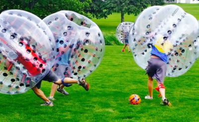 Ausflugstipp: Trendsportart Bubble Soccer
