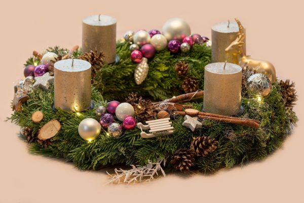 Adventskranz, Weihnachten, Advent, Blog